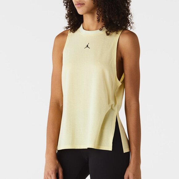 Jordan Tops - Jordan Women's Diamond Tank In Citron Tint Black Size Medium